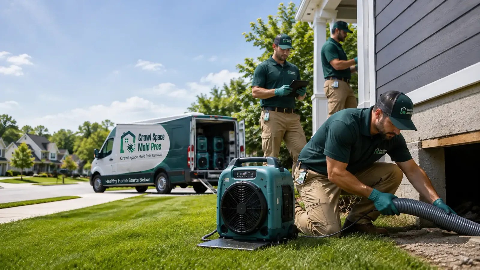 Crawl Space Mold Removal in Cornell, IL